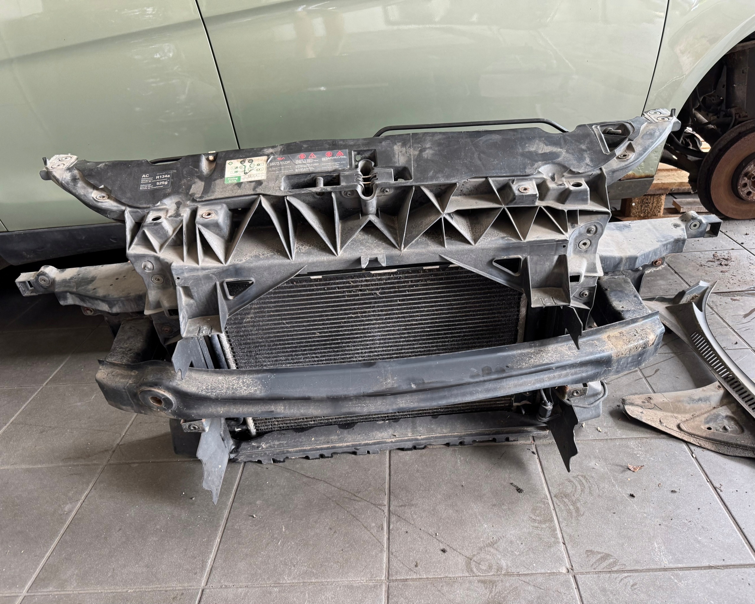 front body wall front SEAT ALTEA 04-09R 1.6B radiator KOMPLET