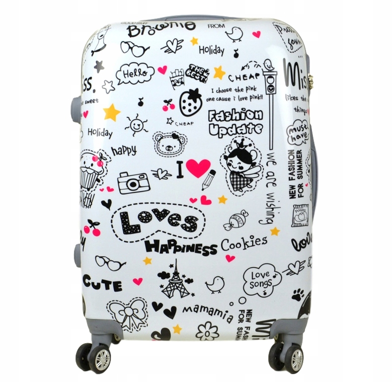 

Duża Walizka Podróżna Poliwęglan Firmy Sunbag