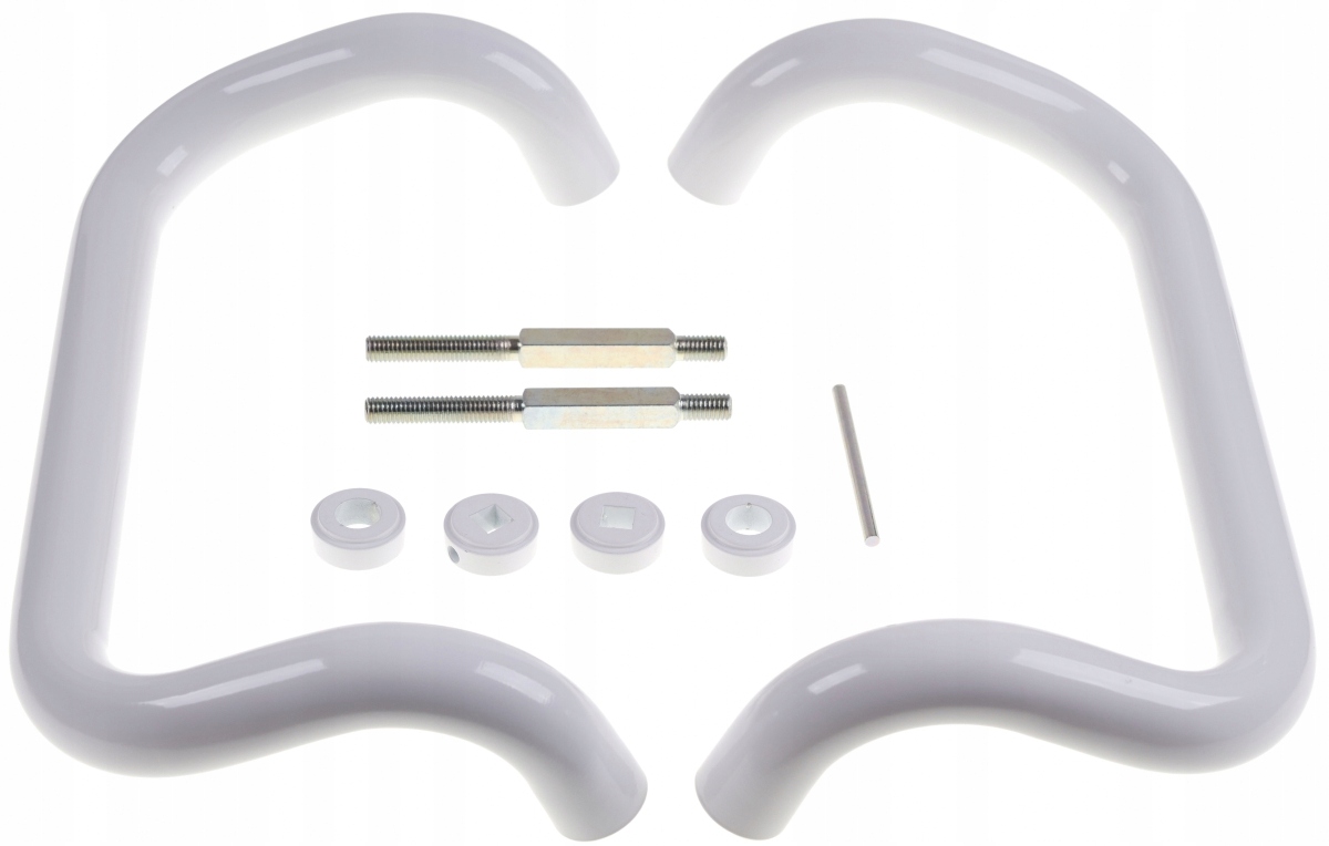 

Pochwyt obustronny prostokątny biały 9016 300mm