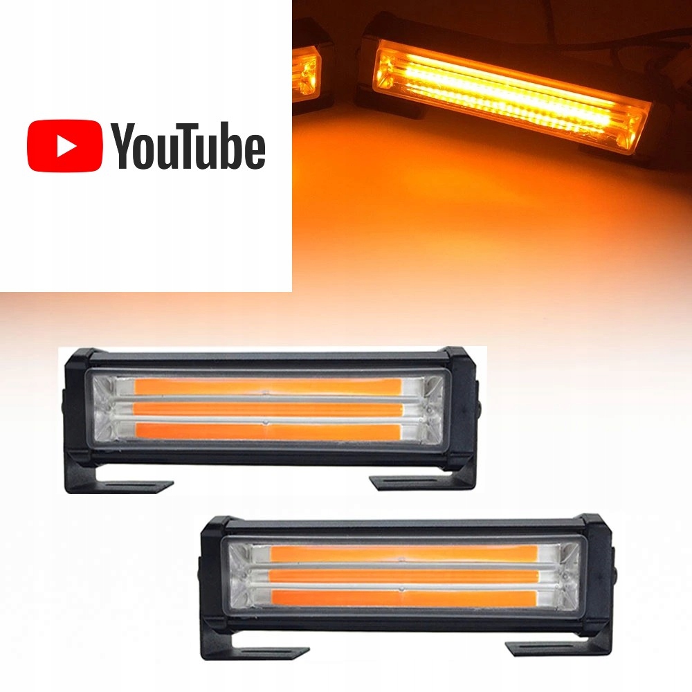 STROBOSKOPOWA LAMPA LED COB Pomoc Drogowa 12V-24V Stan opakowania oryginalne