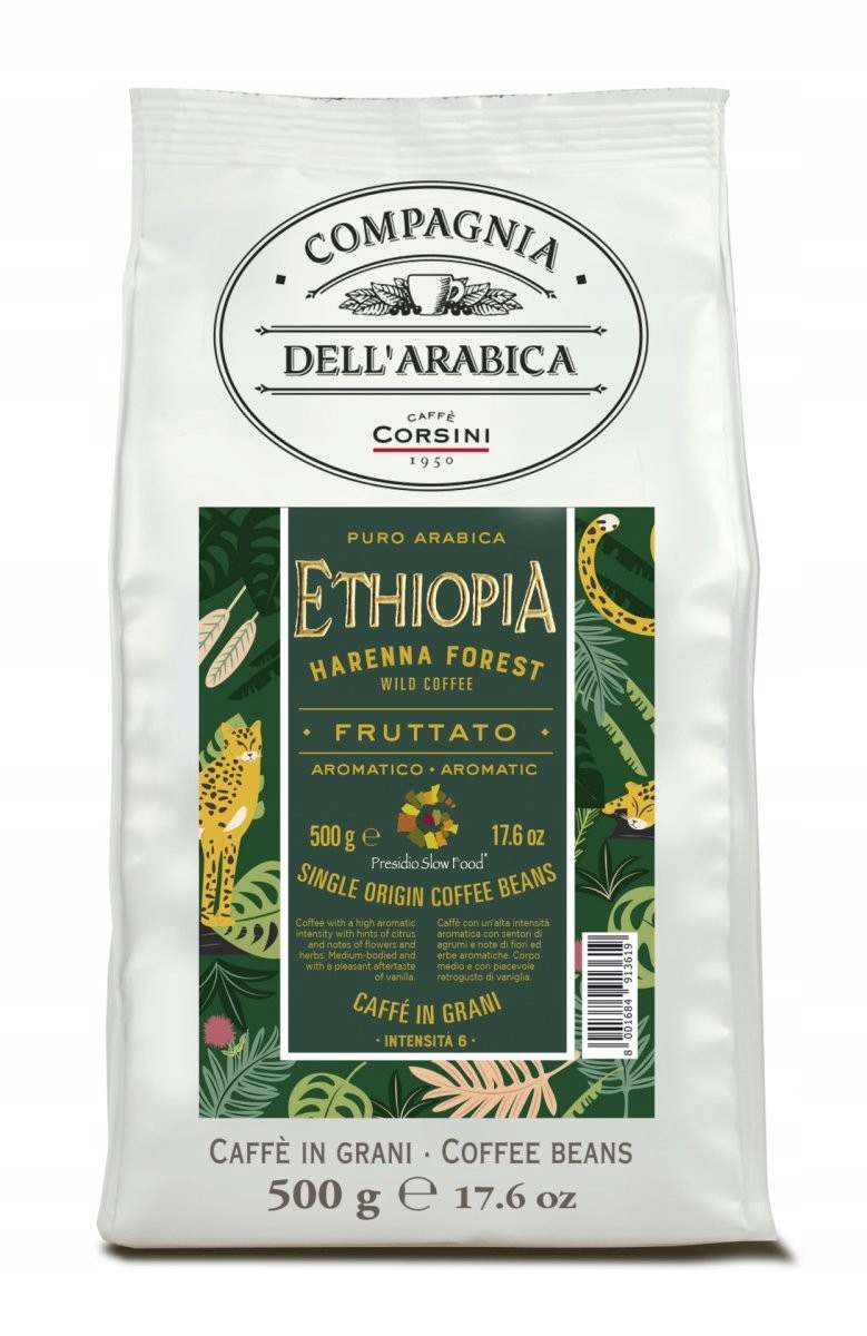 Corsini Ethiopia 500g ziarno Kawa włoska