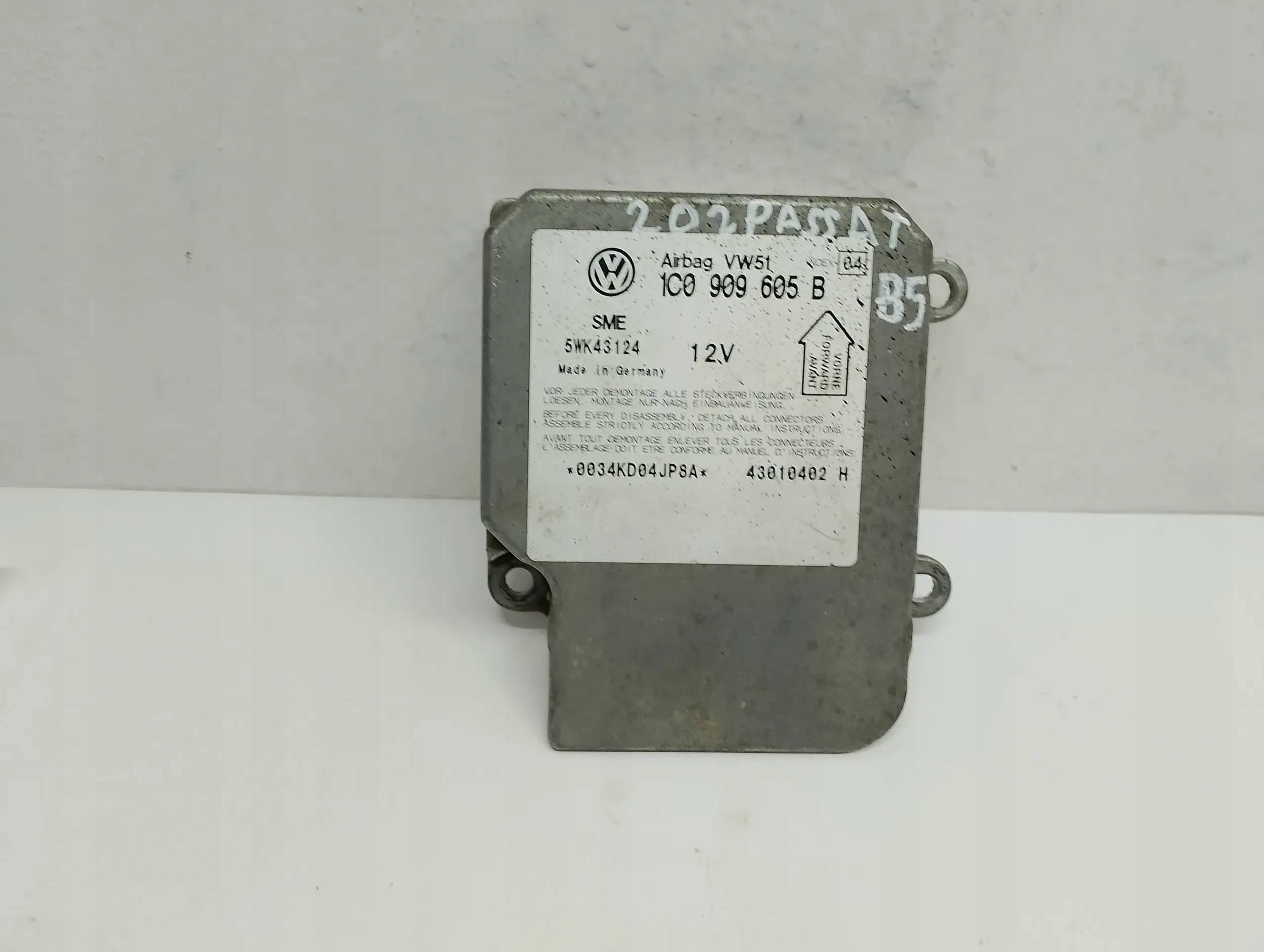 modulo SENSOR airbag VW PASSAT B5 1C0909605B