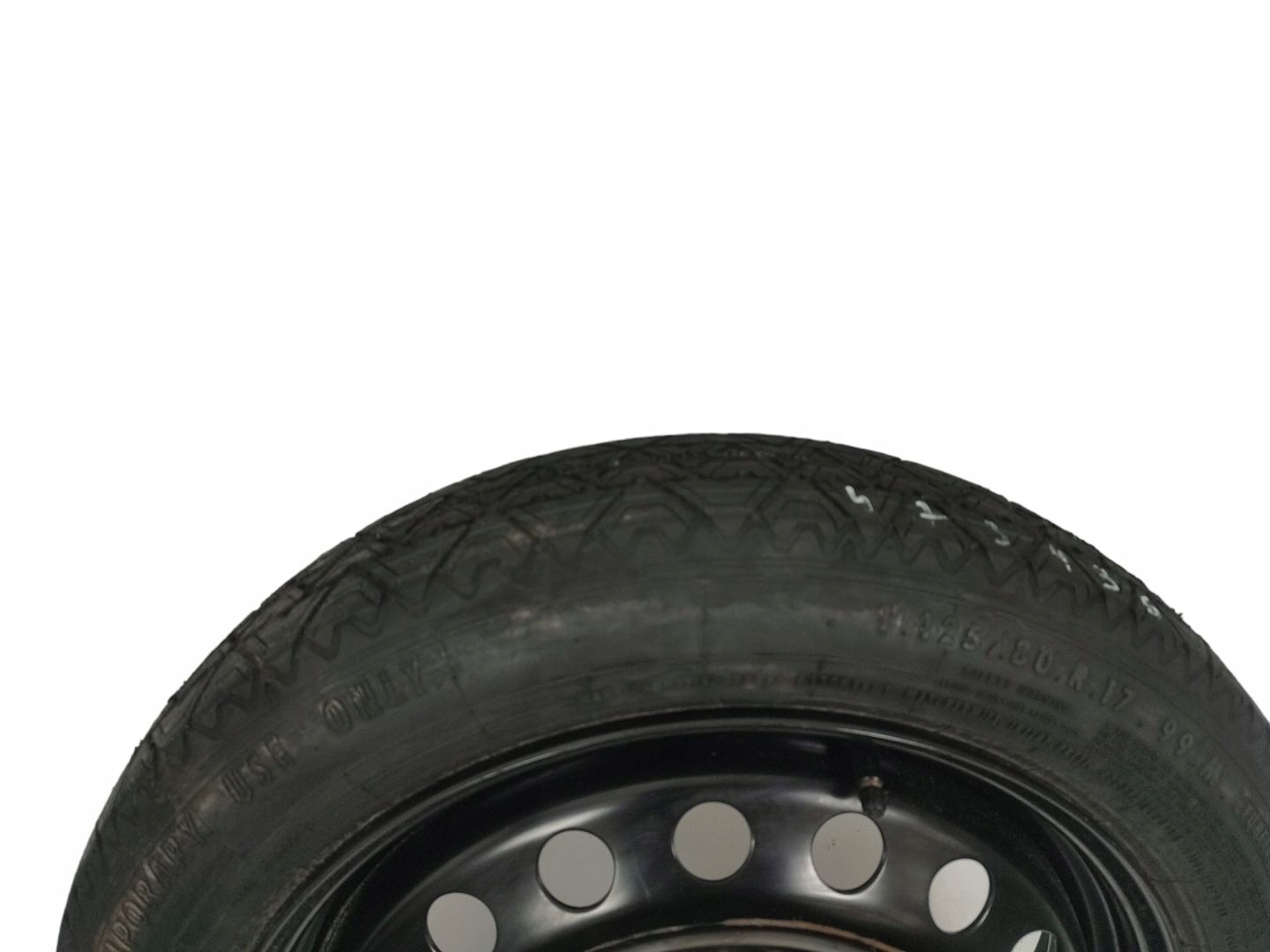 KOŁO DOJAZDOWE VOLVO XC60 I T125/80 R17 Typ samochodu Samochody osobowe