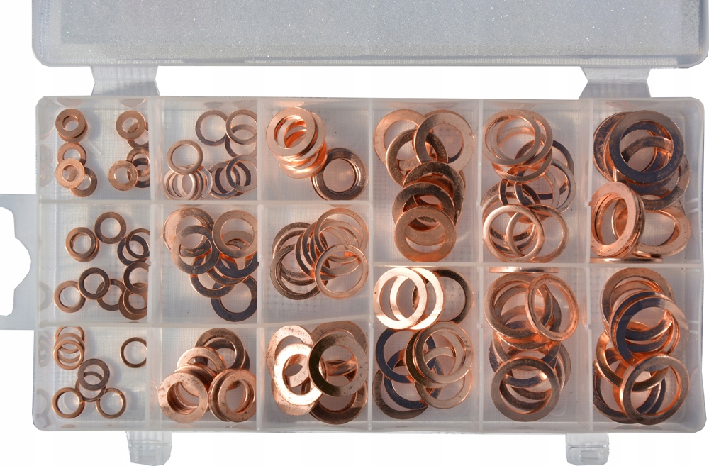 PODKŁADKI MIEDZIANE PODKŁADEK MIEDZIANYCH 160 SZT