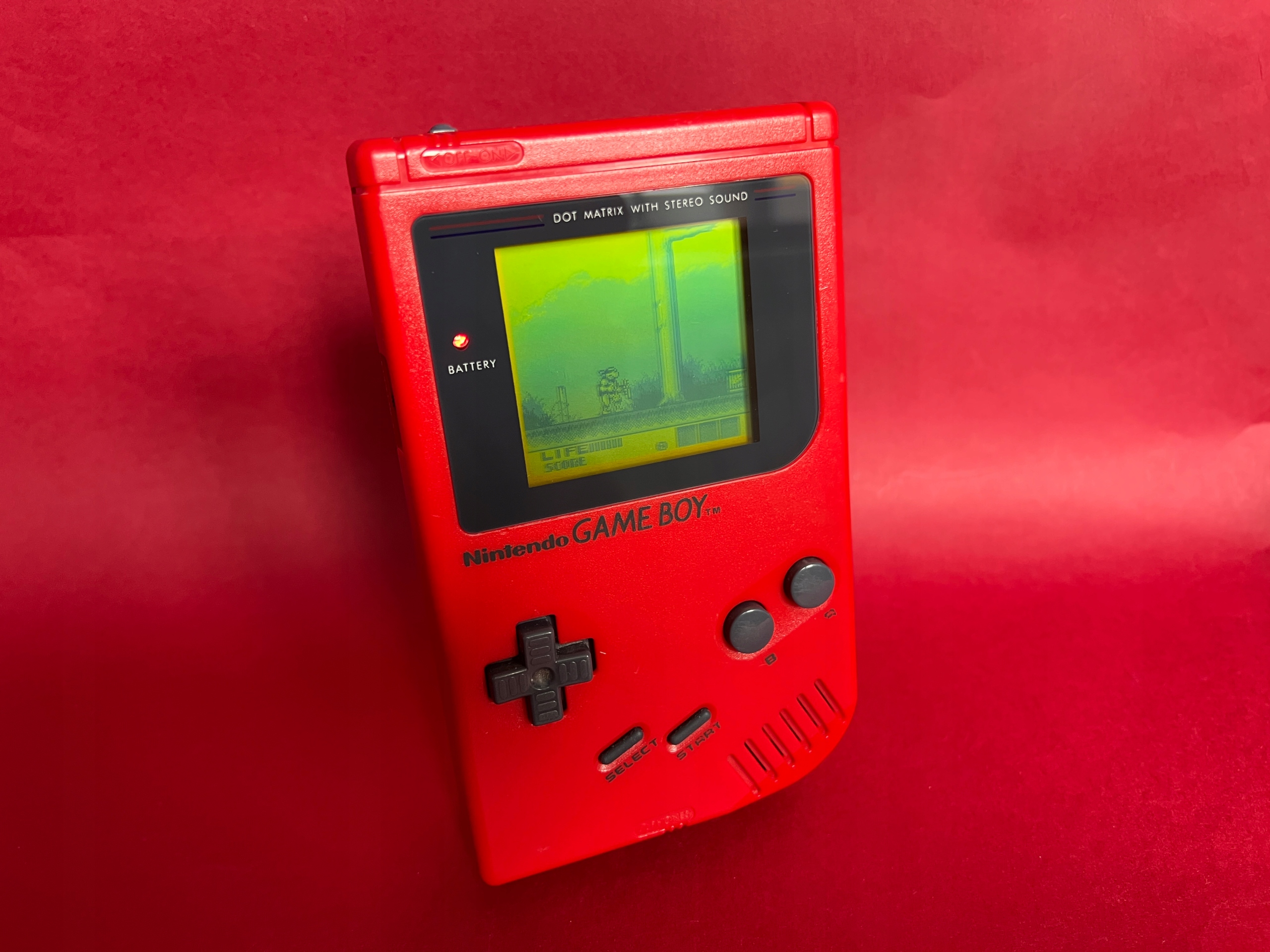 Nintendo Game Boy Classic Red Wersja konsoli Classic
