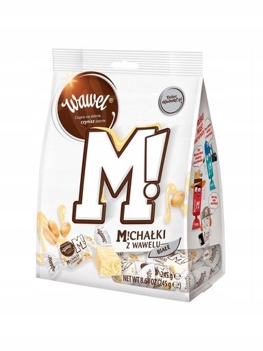 Levně 4x245 g Wawel Michałki Bílé Bonbóny