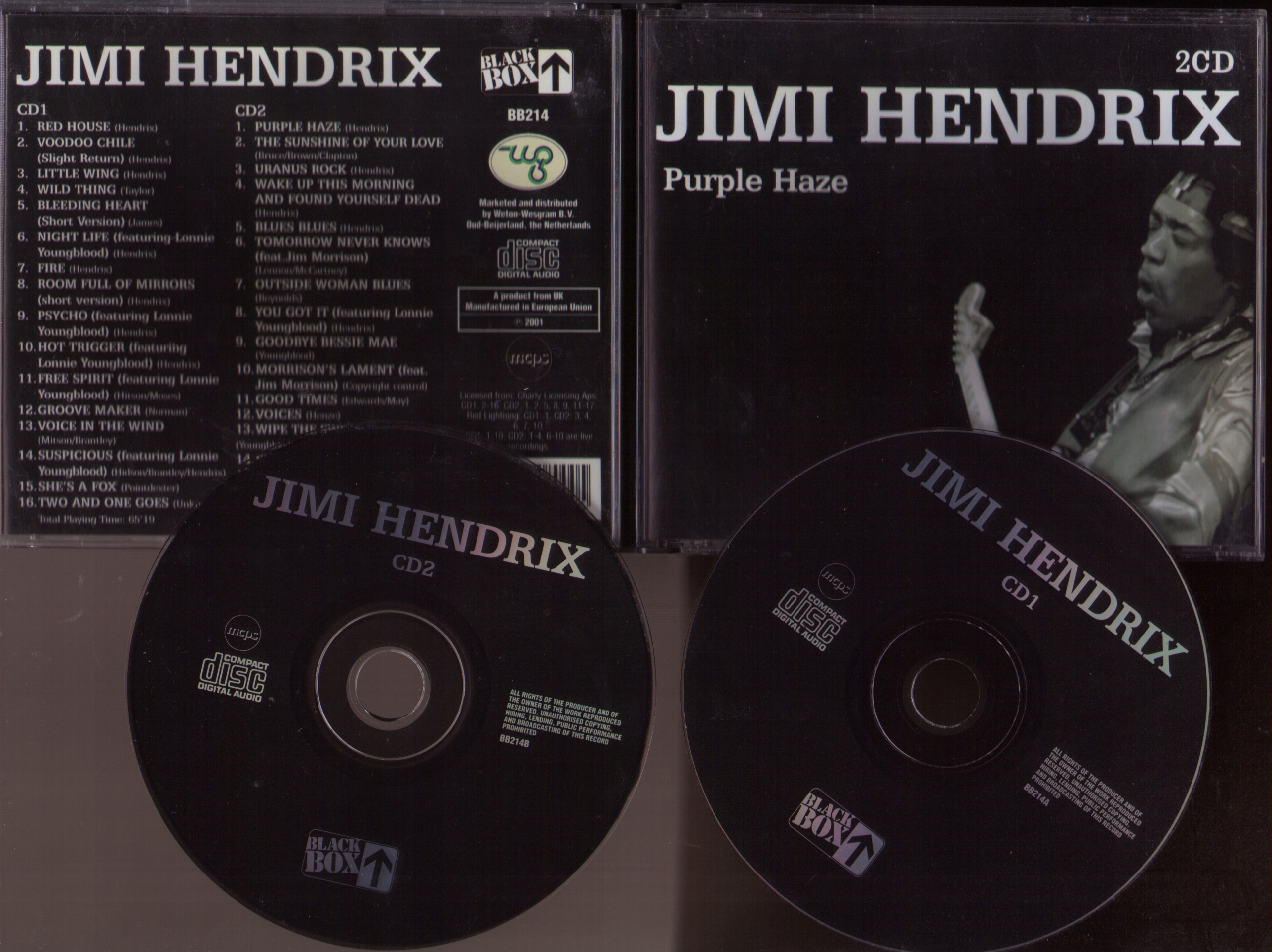 JIMI HENDRIX PURPLE HAZE 2CD BOX 15055606001 Sklepy, Opinie, Ceny