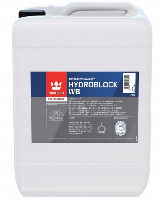 Tikkurila Hydroblock Wb Impregnat Do Dachówki Kostki Brukowej Cegły 25L