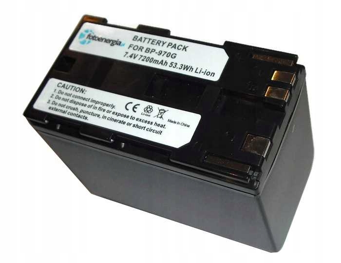 Akumulátor náhradní Canon BP-970 970G pro A1 BP-911 BP-915 XF100 BP-970G