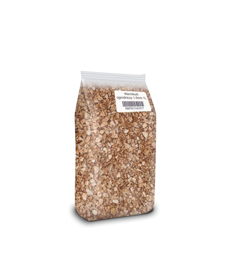 

Biovtia Wermikulit 1-5mm 1L utrzymuje wodę i nawóz