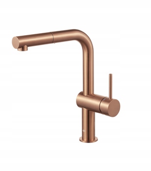 Kfa Kuchynská Batéria S Výsuvným Výtokom Duero Edge, Brushed Rose Gold Pvd