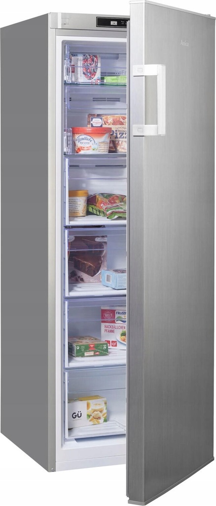 ZAMRAŻARKA AMICA GSN 324160 E NO-FROST INOX 146CM EAN (GTIN) 5906006919948