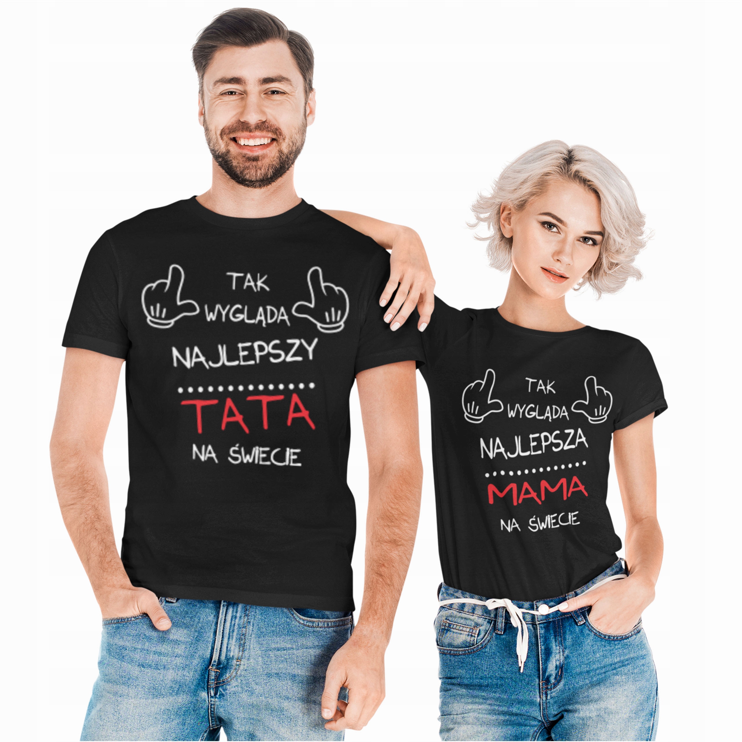 

Koszulki Dla Mamy I Taty Prezent Dzień Ojca Matki