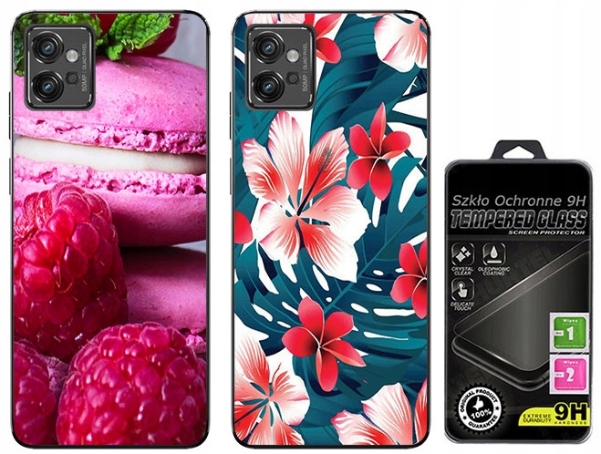

2 x Etui Silikon Do Motorola Moto G32 Szkło