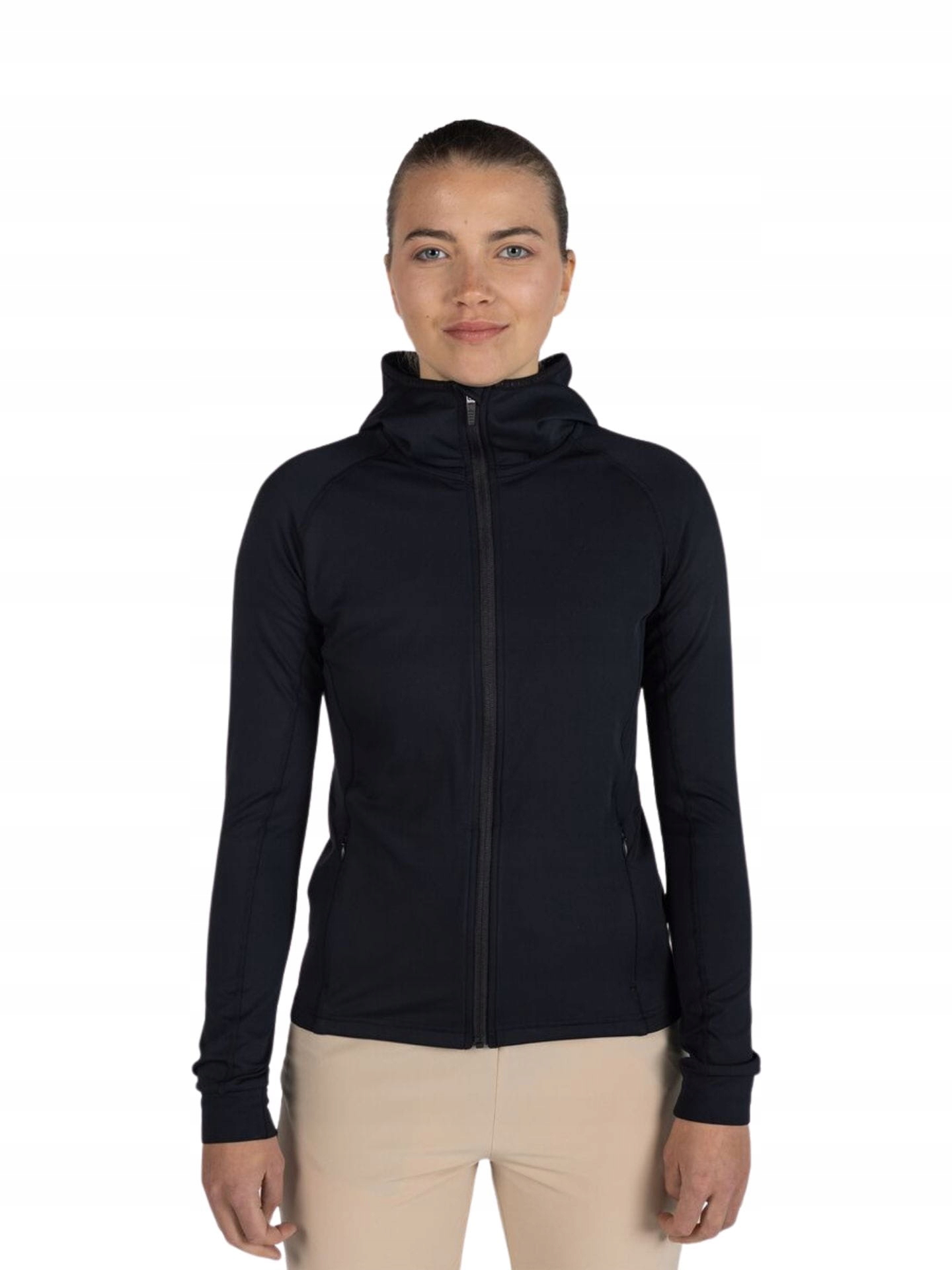 Dámská bunda s kapucí Rossignol Thin Midlayer černá L