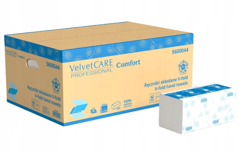 Levně Ručník Zz Papírová Celulóza Velvet 2W 20x150 ks