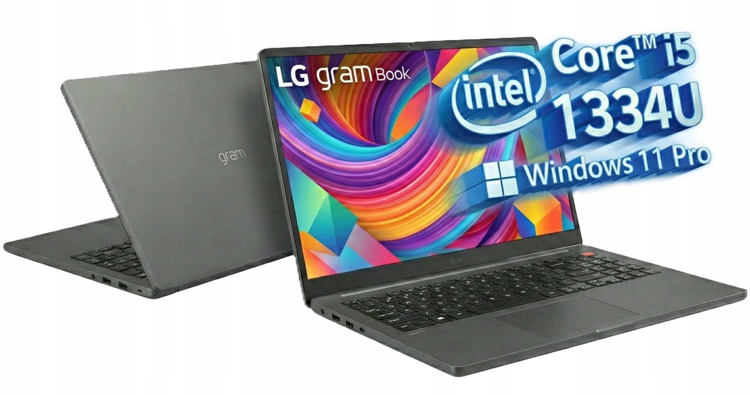 Lg Gram Book Intel i5 1334U 10x4.6GHz 16/512GB Ssd 15.6" Fhd Matná W11 Pro