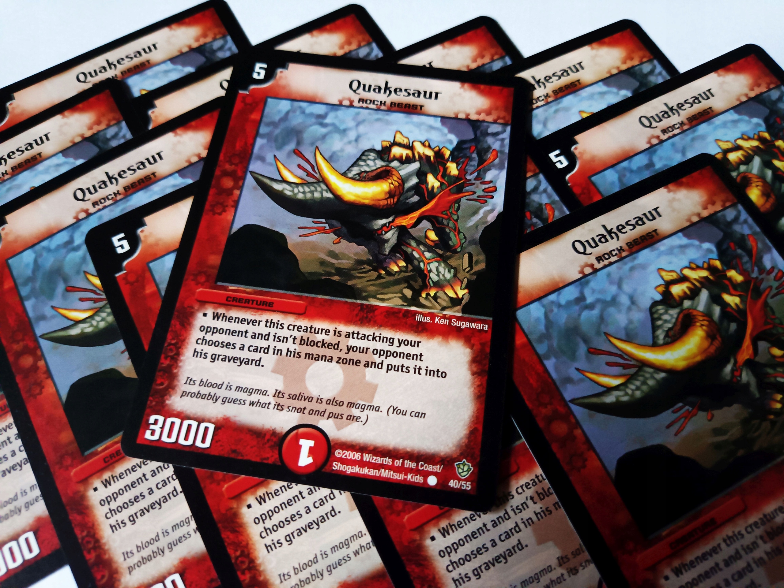 *DM-09 DUEL MASTERS - QUAKESAUR - !!! Typ Dodatek