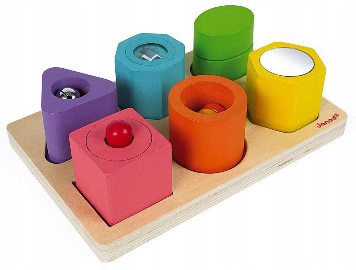 

Układanka sensoryczna Kształty i Dźwięki Janod