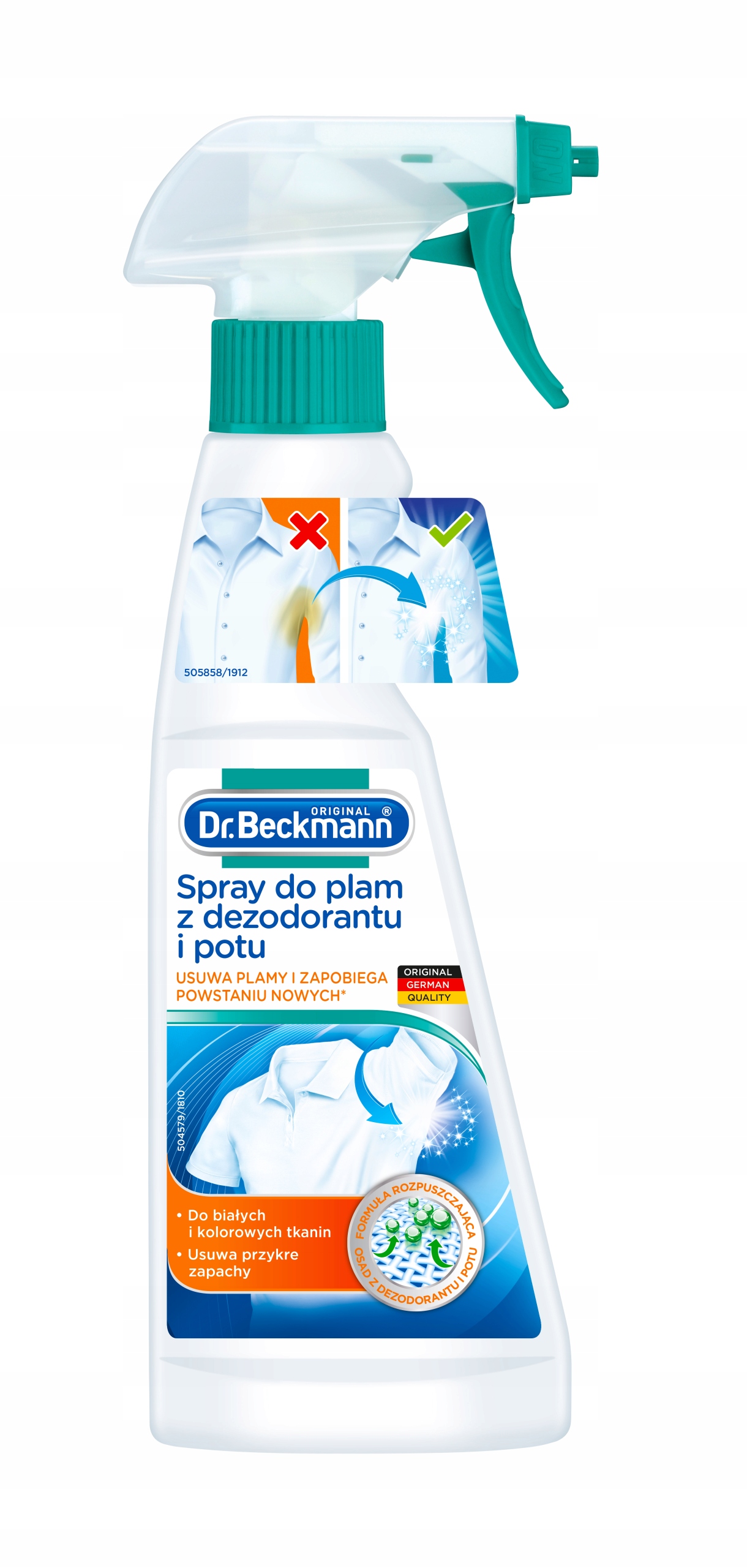 

Dr. Beckmann Spray do plam z dezodorantu i potu