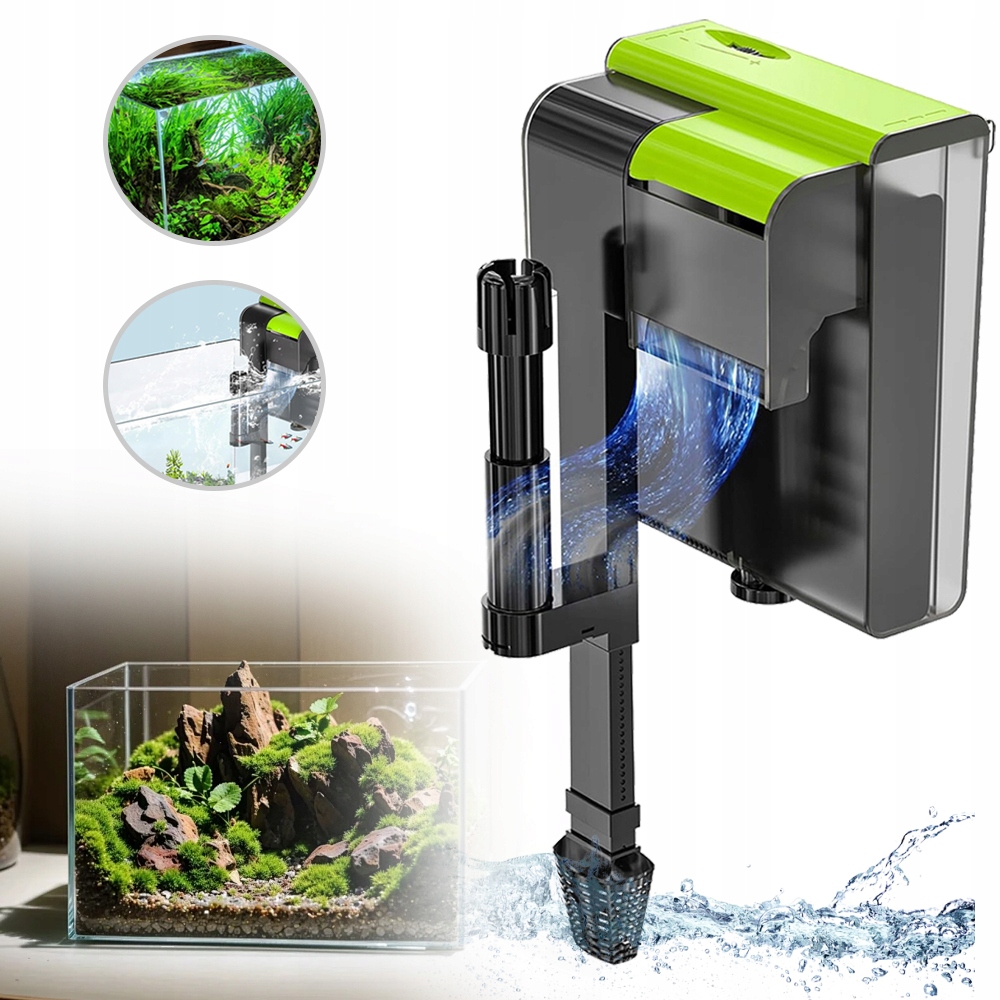 Vnější filtr pro akvária 450 l/s Uv lampou, filtr s regulací průtoku