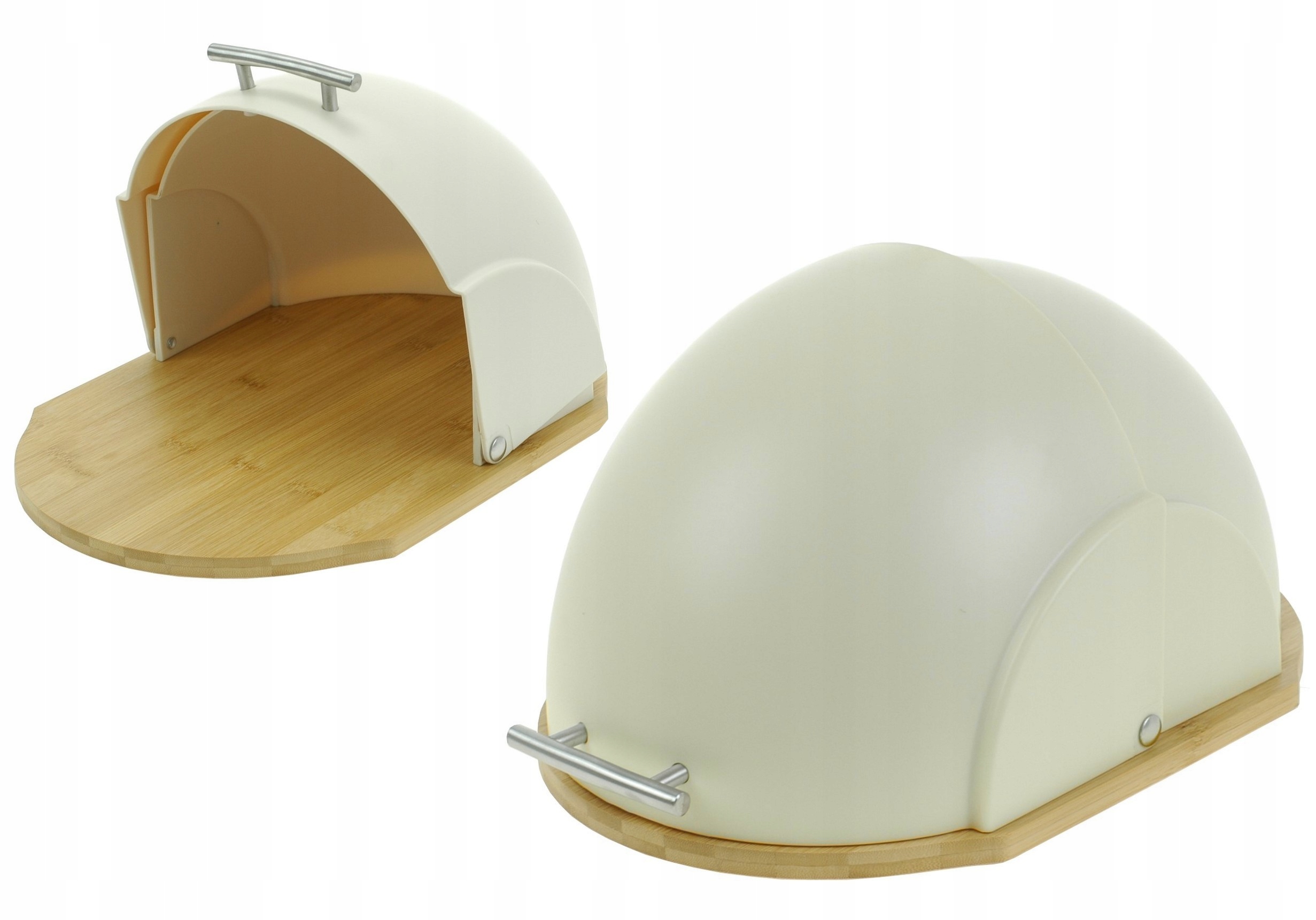 CHLEBAK Amalfi BEŻOWY CR POJEMNIK NA PIECZYWO 0033