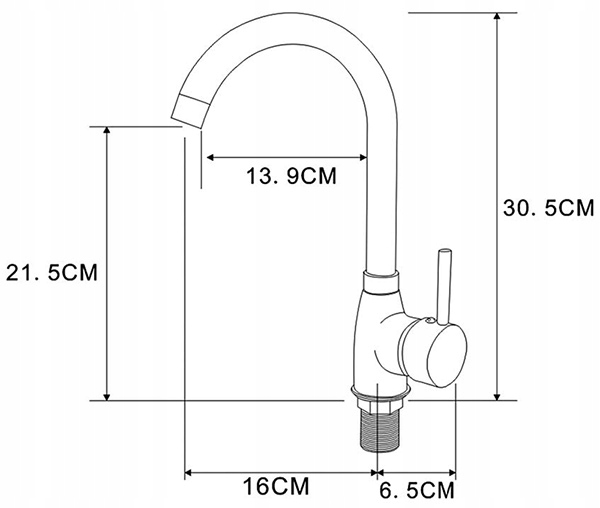 BATERIA KUCHENNA CZARNA MATOWA ZLEWOZMYWAKOWA OBROTOWA ZLEW GRANITOWY EAN (GTIN) 5902230825475