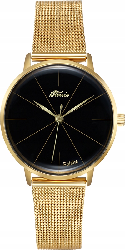 Dámské hodinky Błonie Zodiak Bratek Quartz Černý ciferník 30 mm