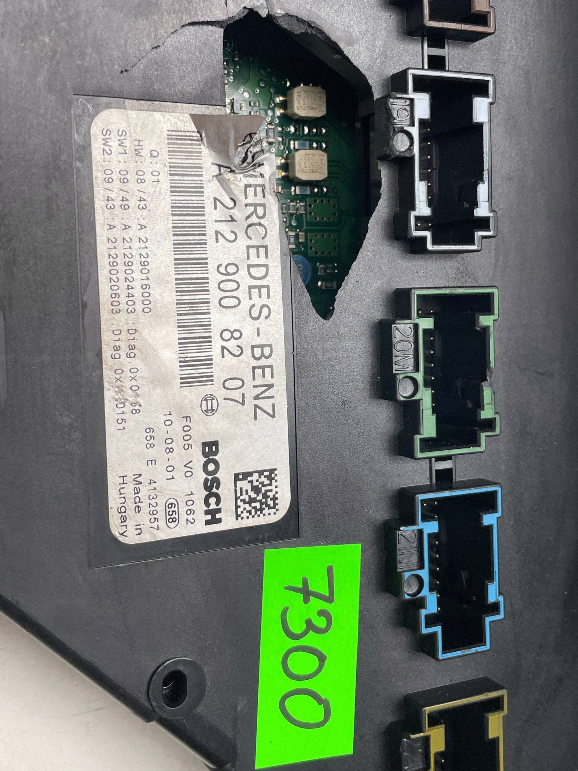 Mercedes-Benz E W212 module control unit SAM A2129008207 !J