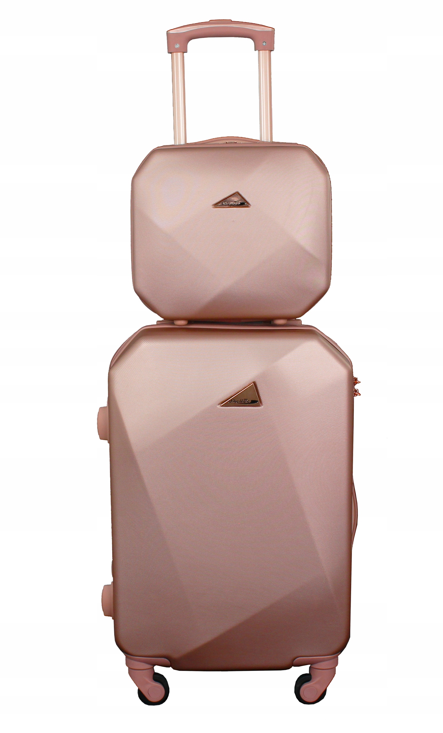 WALIZKA PODRÓŻNA LEKKA ELEGANCKA KABINOWA KÓŁKA Zestaw tak