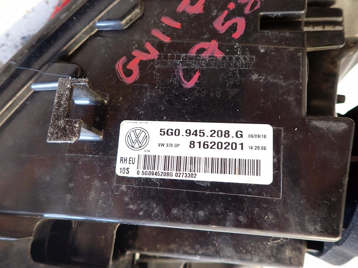 light rear part rear right VW GOLF VII LIFT 2017- 5G0945208G