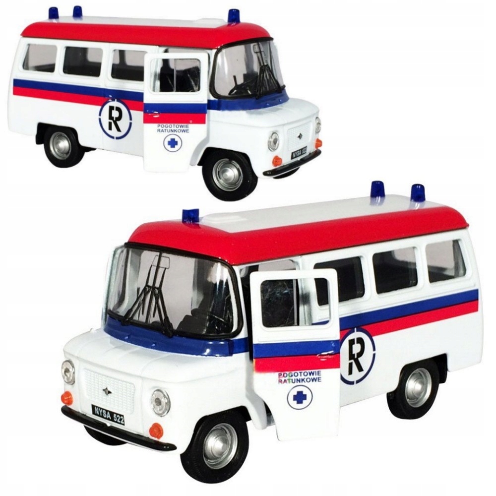 

Nysa 522 Model Metal Welly 1:34 Pogotowie Ambulans