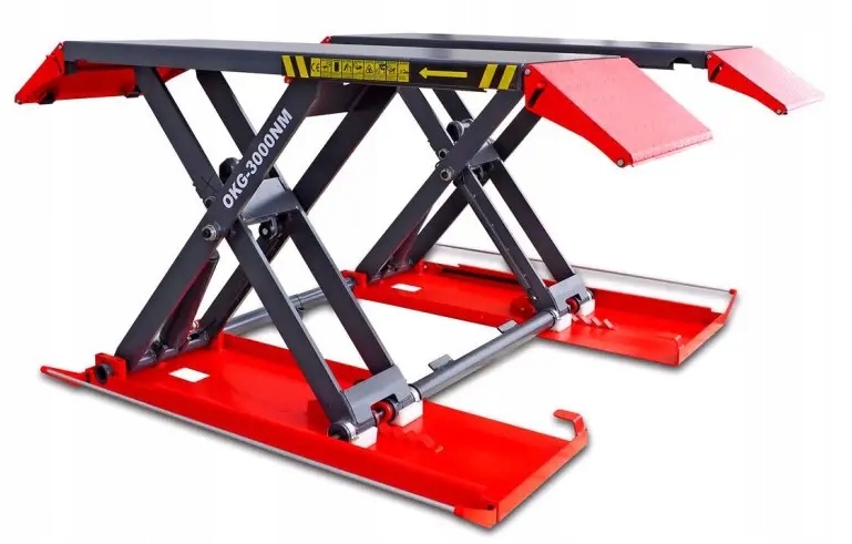 Nožnicový Zdvihák S Nízkym Zdvihom 3000 Kg, Mobilný 230 V O KG-3000 Nm