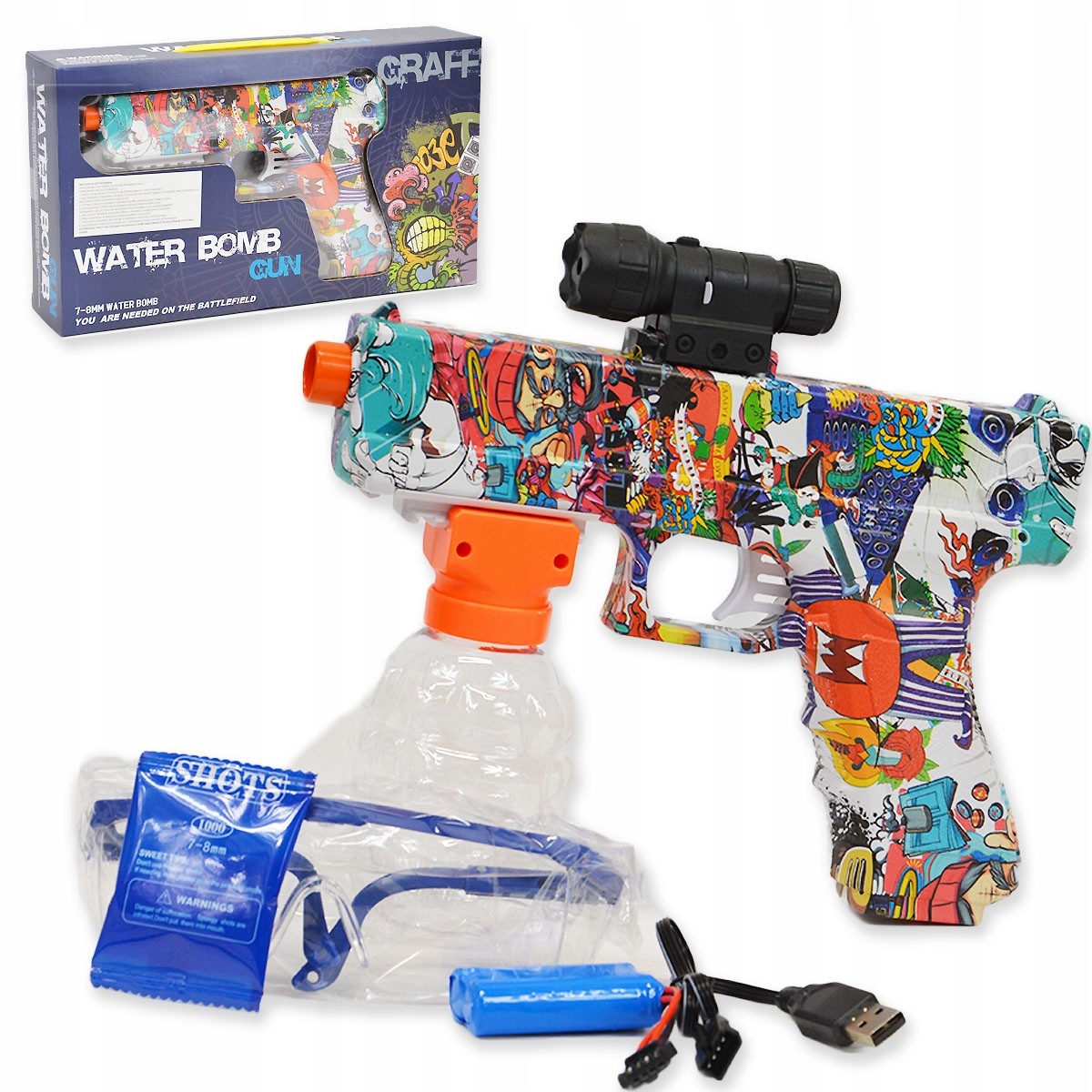 

782571 Pistolet Na Kulki Wodne Na Baterie