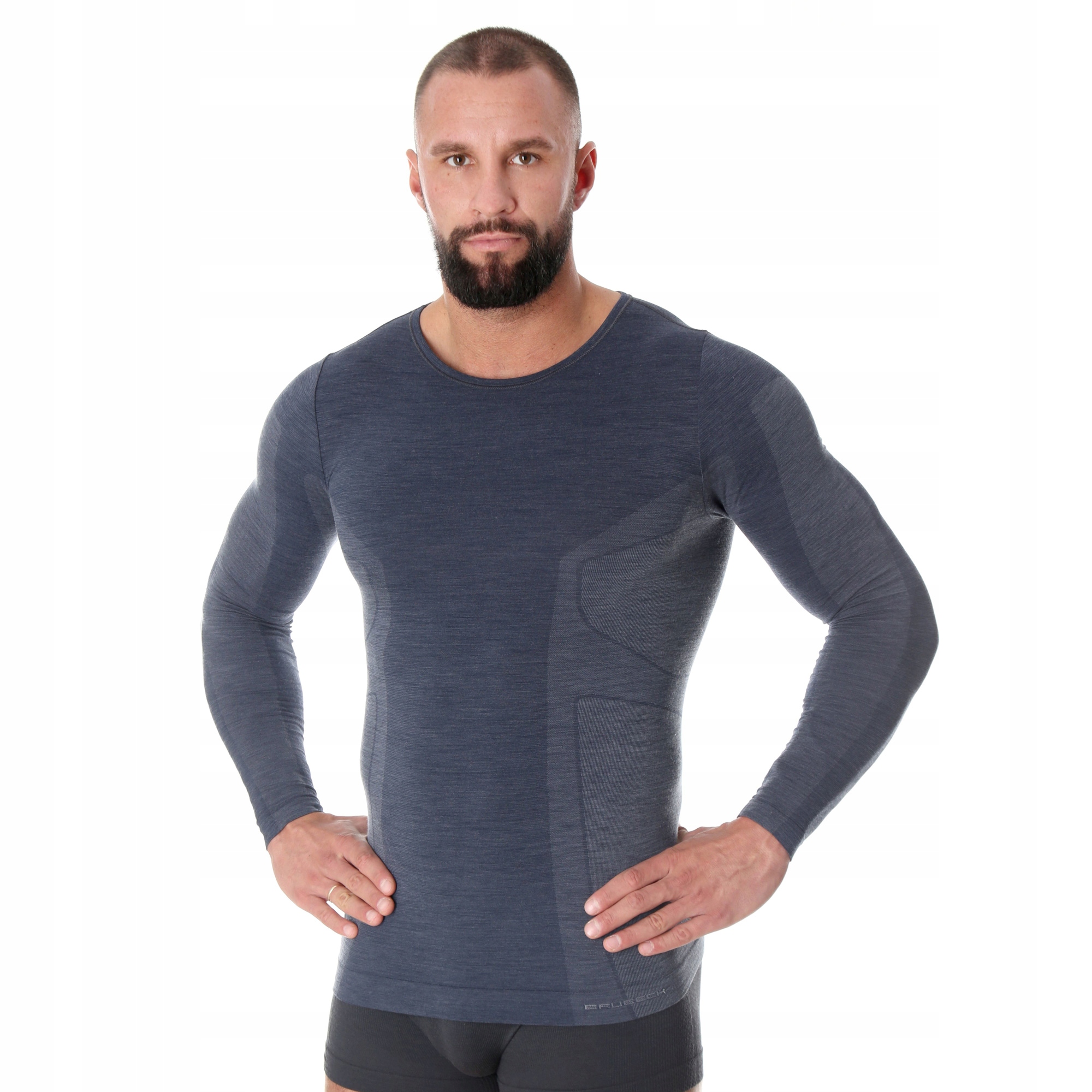 

Wełniana koszulka męska Brubeck Comfort Wool XL
