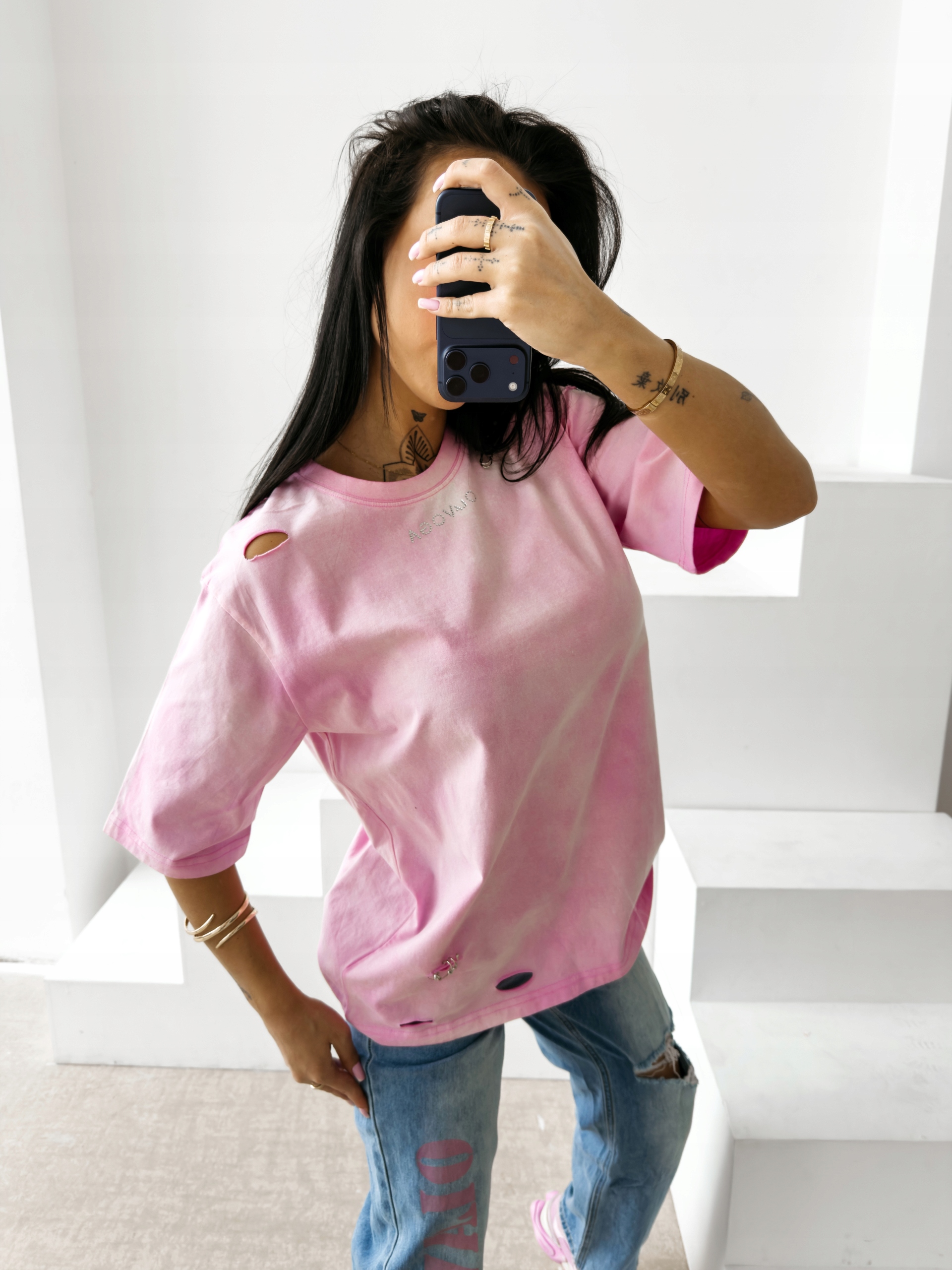 Dámské Tričko Zoance O La Voga Pudrová Růžová Xs