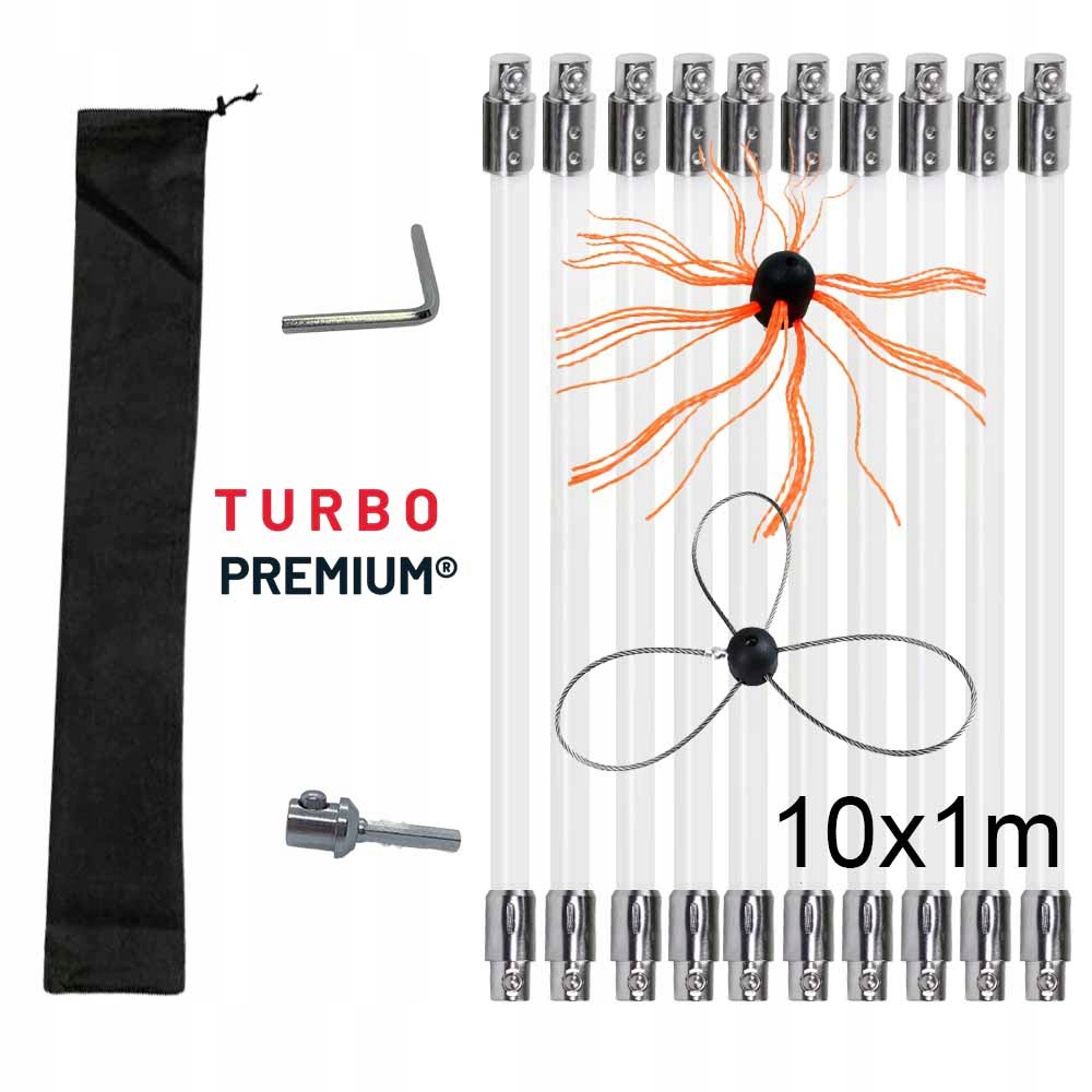 Rotačný čistič komína Plus Turbo Premium – 10M