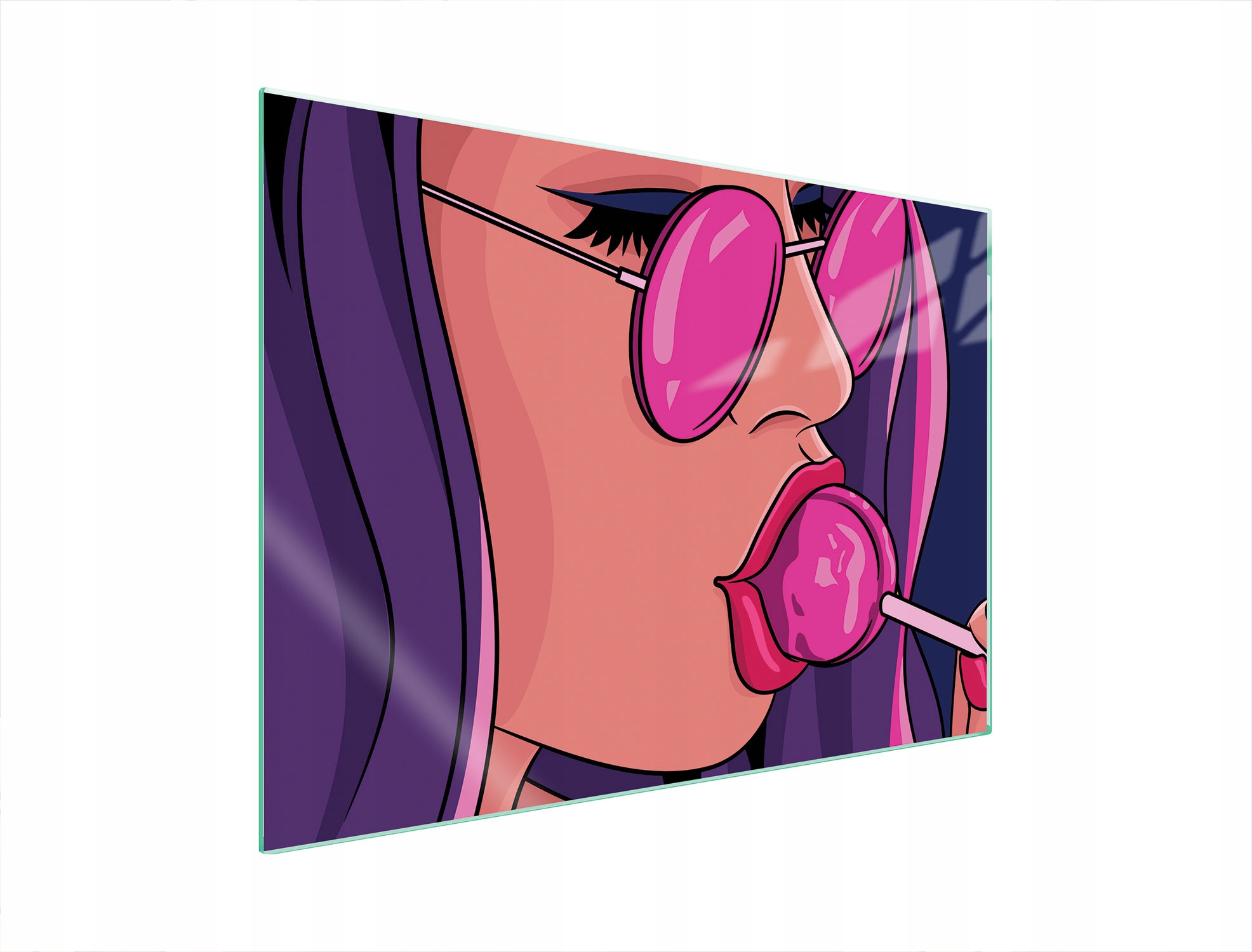 Ochranná Skleněná Deska Na Sporák 70x52 Žena Tvrzené Sklo