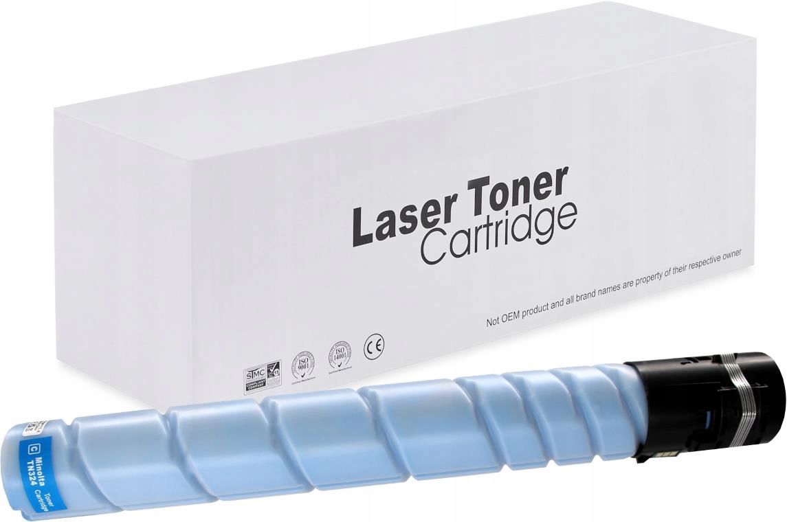 Toner TN324C Cyan do Konica Minolta Bizhub C258 C308 C368 Niebieski 26k