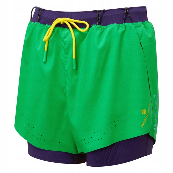 Spodenki Sportowe do Biegania Tech Distance Short Damskie Zielone L