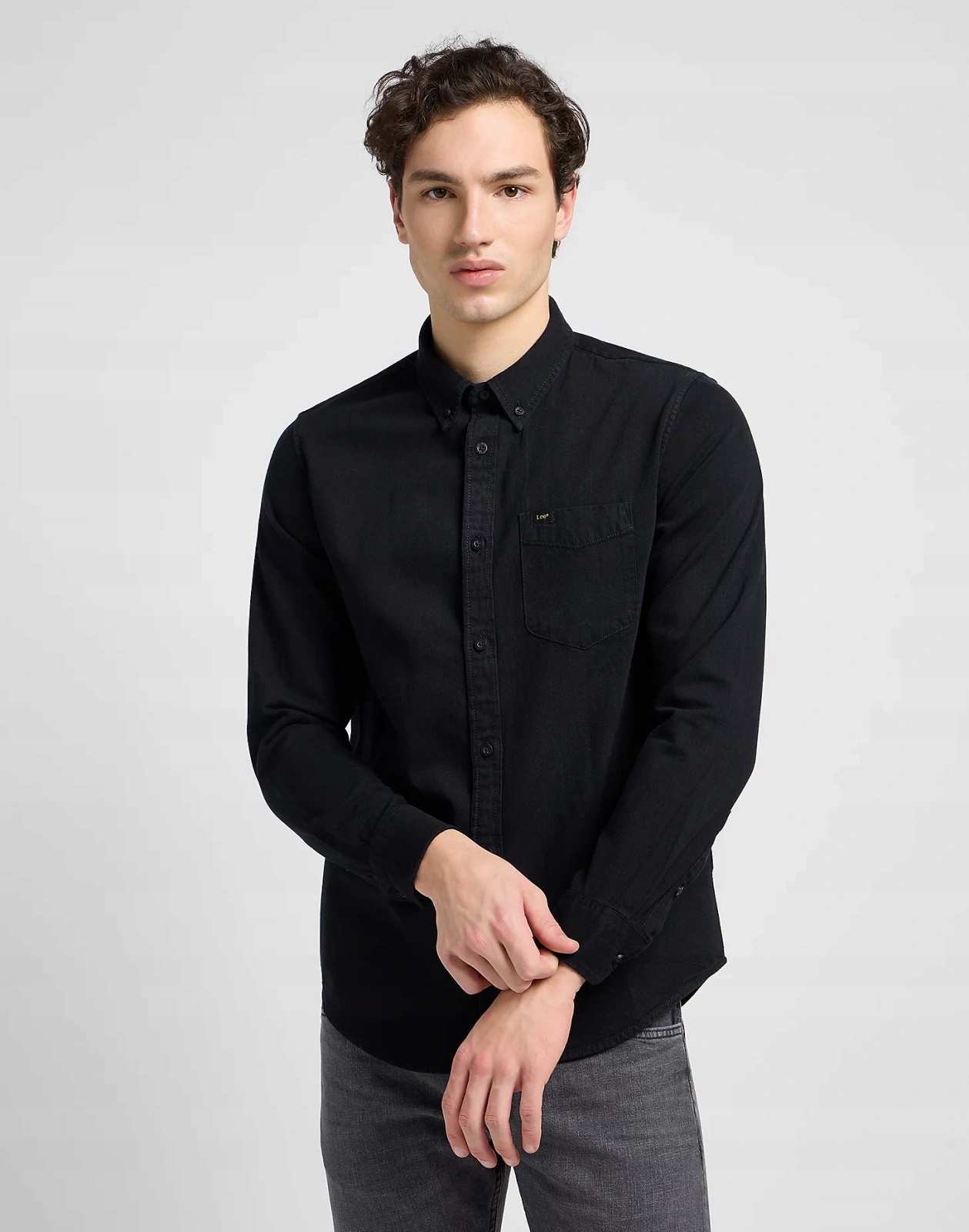 Męska koszula Lee Button Down Black L880BL01 112330674 L