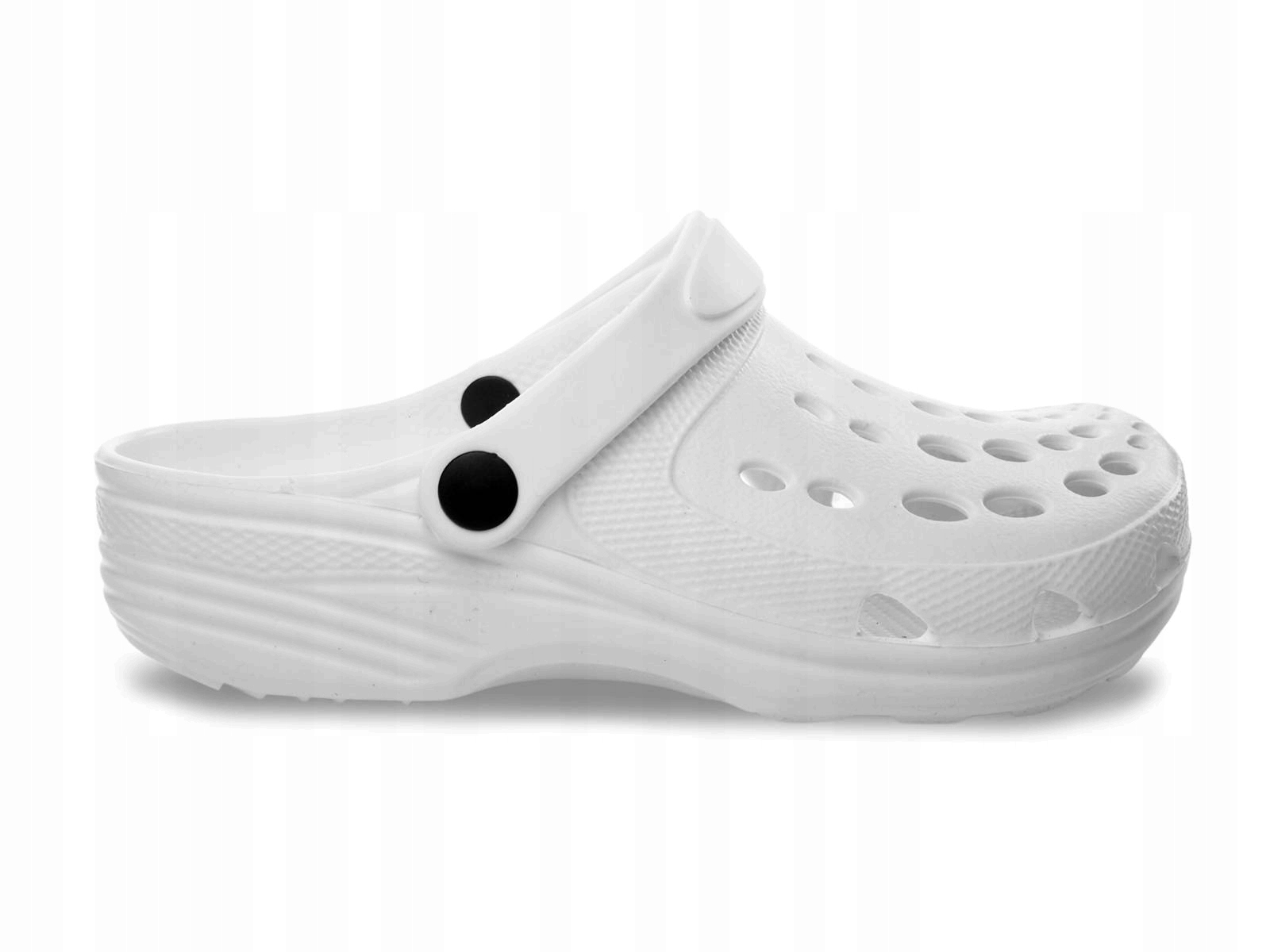 Klapki ogrodowe Kroksy medyczne Białe 40/41