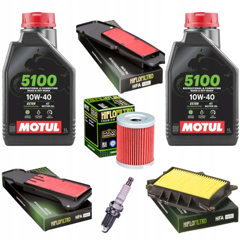 Sada olejových filtrov a sviečky Yamaha Yp 400 04-08