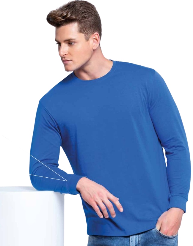 

Bluza ze ściągaczem 100% bawełna niebieska M