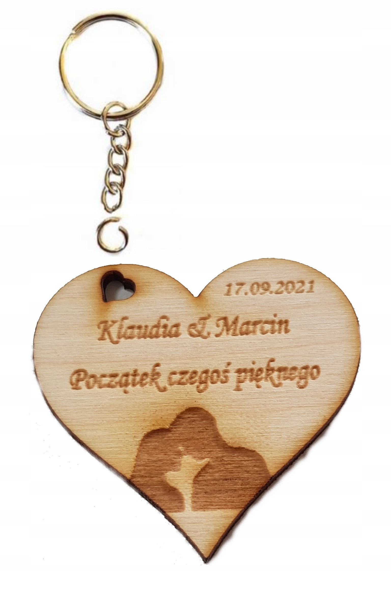 

Podziękowanie Dla Gości Grawer Ślub Brelok