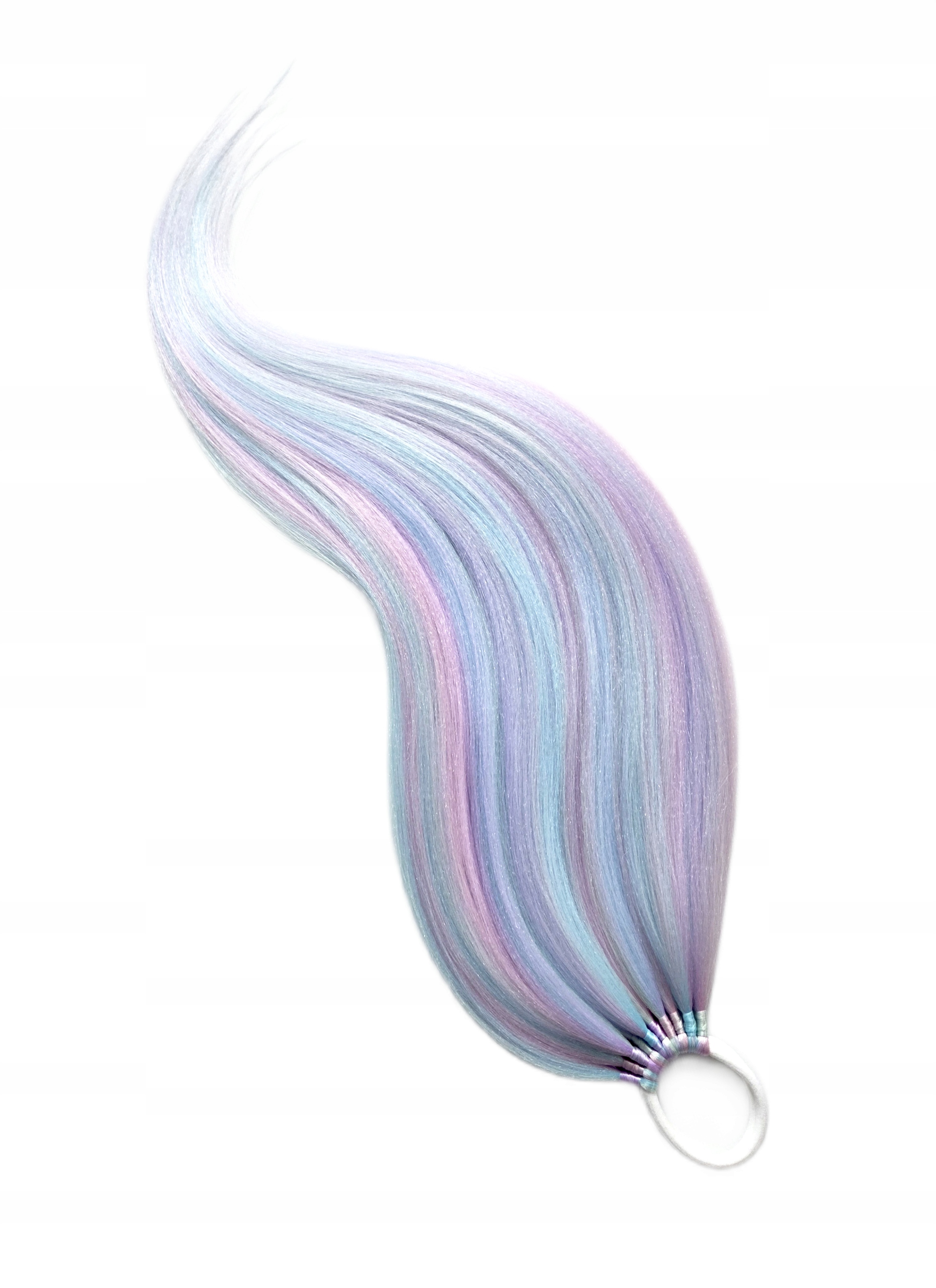 Připínací poník na gumičce, Příčesek, pastelová, Pastelová Víla, 50 cm