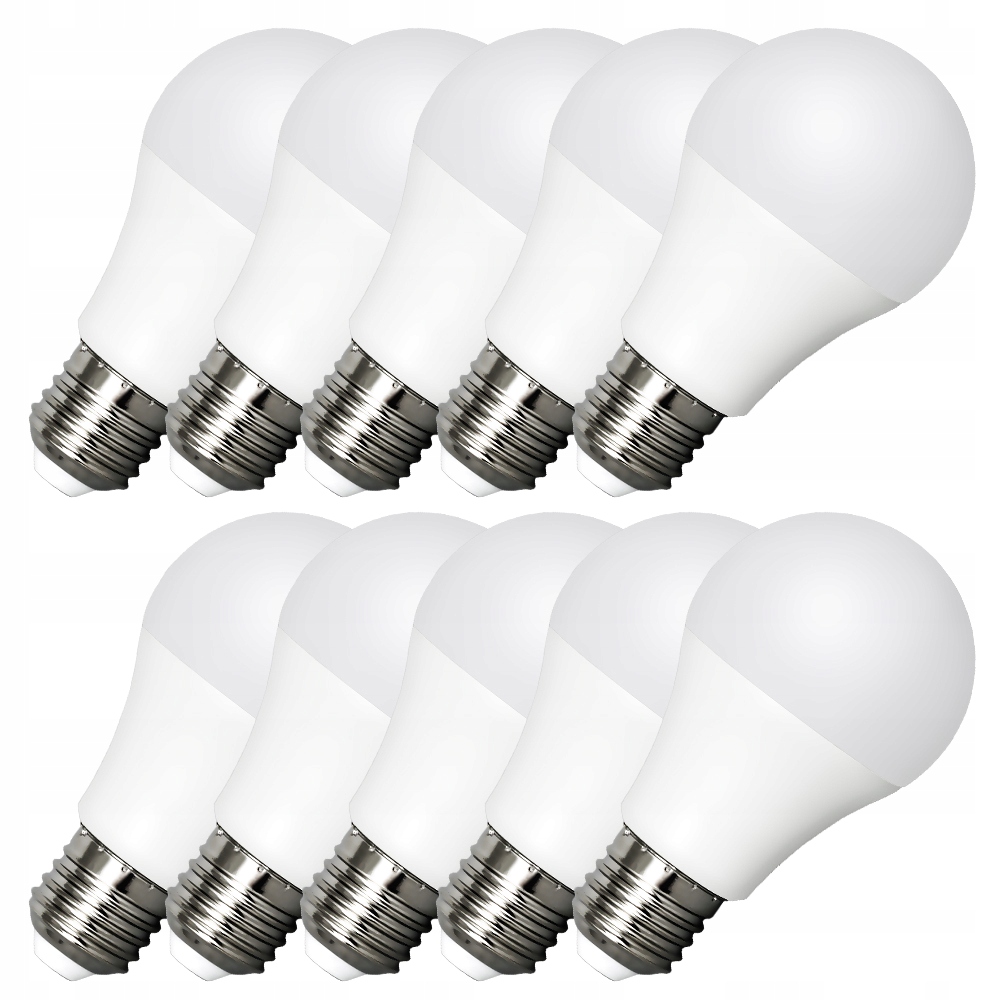 

10 x Żarówka Led 2835 Smd E27 12W=100W A60 B.zimna