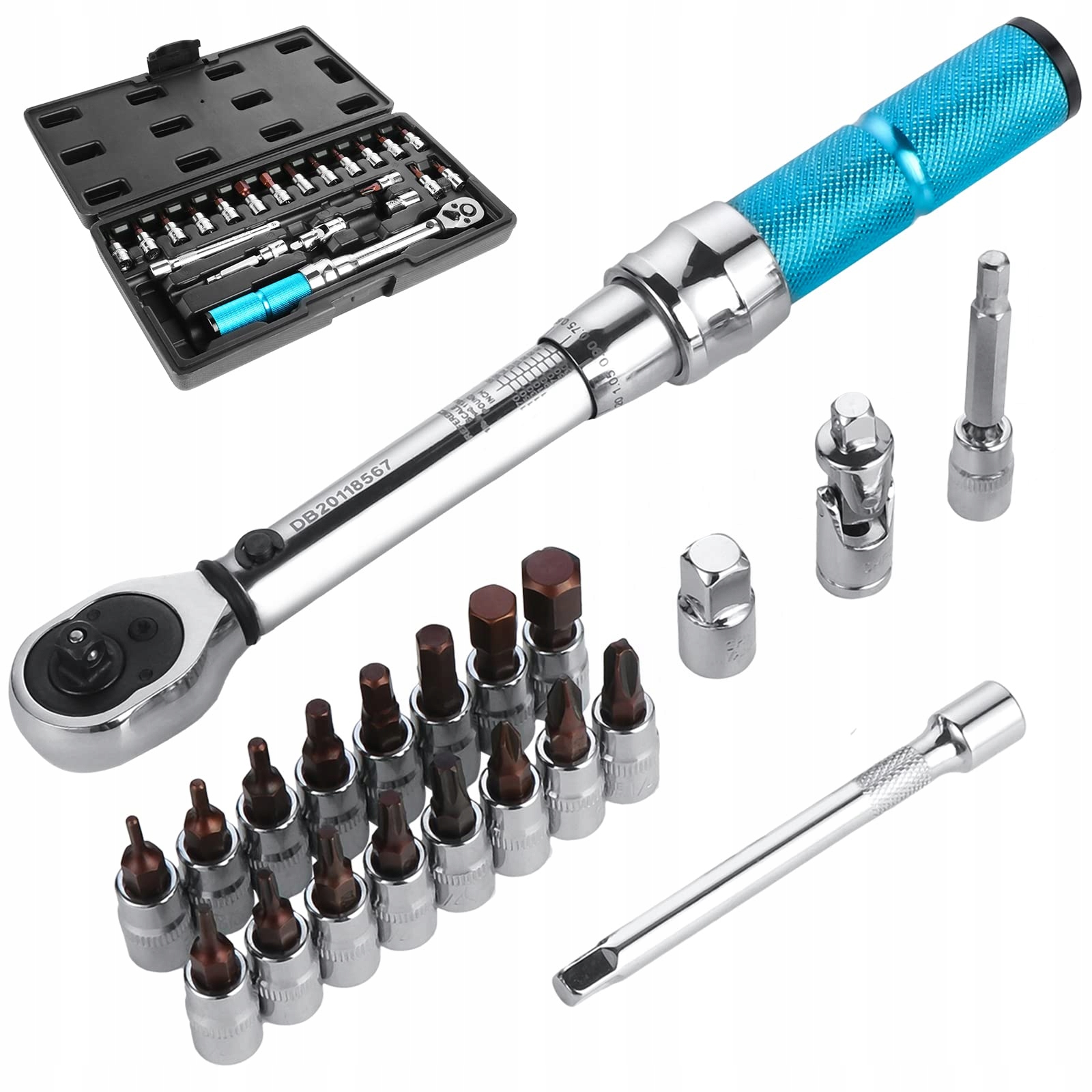 eROOSI Klucz dynamometryczny 1/4'', klucz