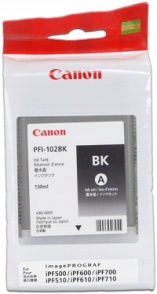 Canon Ink PFI-102 Black iPF-500, 600, 700
