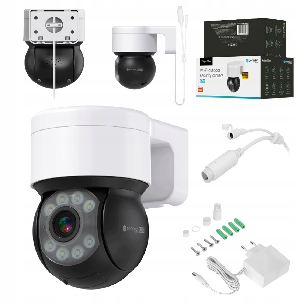 Venkovní Wi-Fi Ip kamera Kruger&Matz Connect C30 Tuya KM2207-3